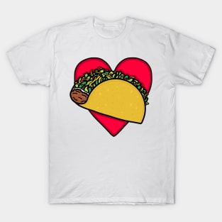 Taco Love (Large Print) T-Shirt